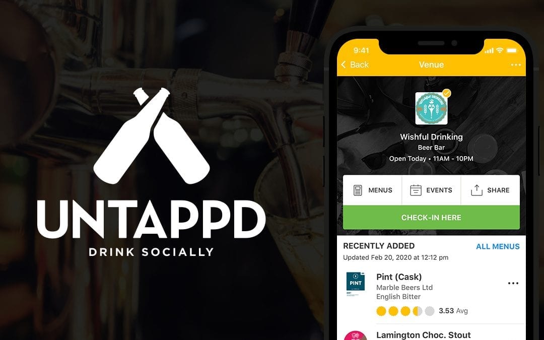 Find us on untappd